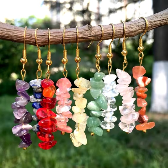 Bracelet And Earrings Set - Tiger Eye Natural Healing Stone - Picture 7 of 11